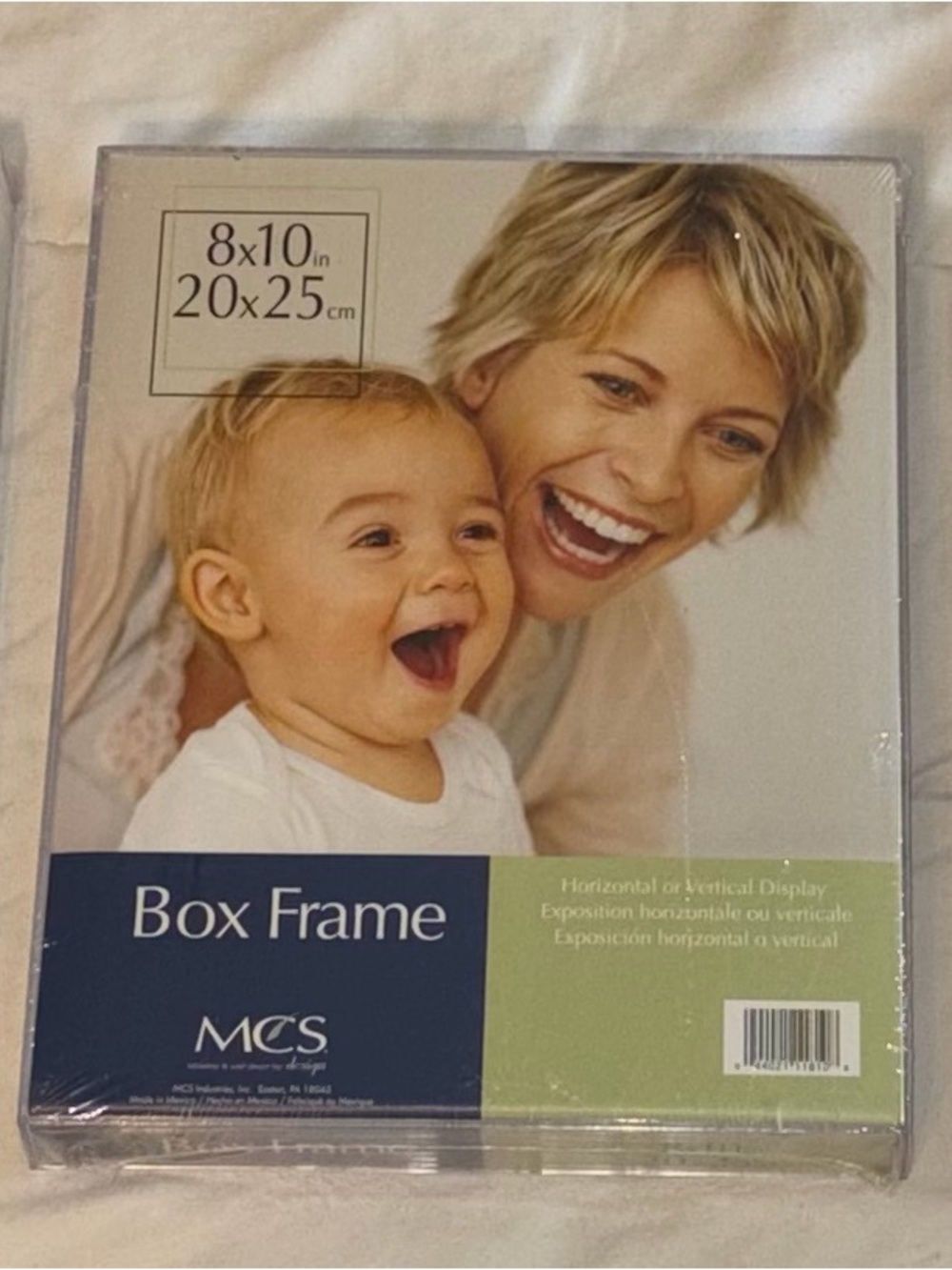 8x10 Clear Box Frame with Smiling Photo Insert